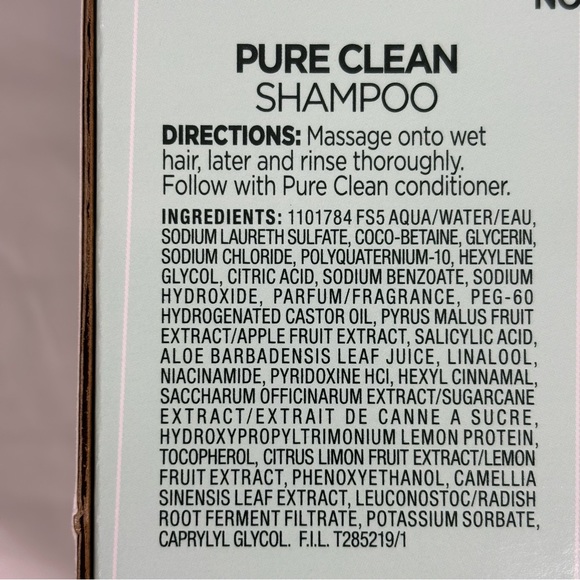 Garnier Fructis Pure Clean Shampoo Conditioner Combo and Detangler - Picture 4 of 8